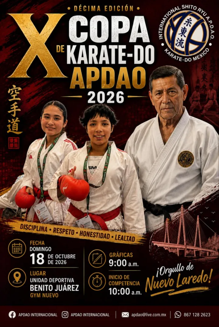 Convocatoria de la X Copa de Karate-Do APDAO 2026
